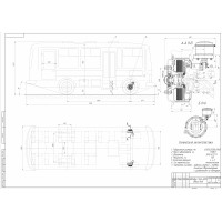 Чертеж "Автобус-ПАЗ-3205-ВО"