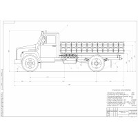 Чертеж "Автомобиль-ГАЗ-3309-ВО"