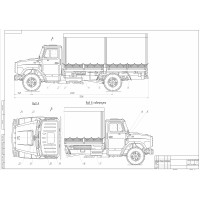 Чертеж "Автомобиль-ГАЗ-3309-ВО"