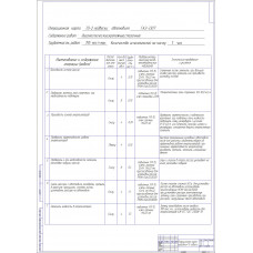 Чертеж Карта ТО-2 подвески автомобиля ГАЗ-3307