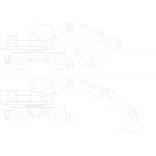 Чертеж "Экскаватор R EK-14"