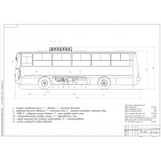 Чертеж "Автомобиль Скания 112 -ВО"